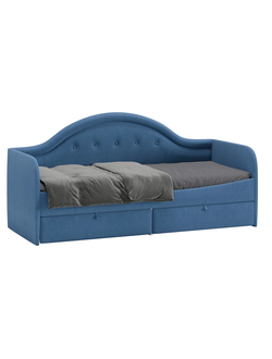 Велюр Синий