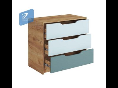 Комод КМ-001 РИЧ Мята/Сумеречный голубой (Стиль)