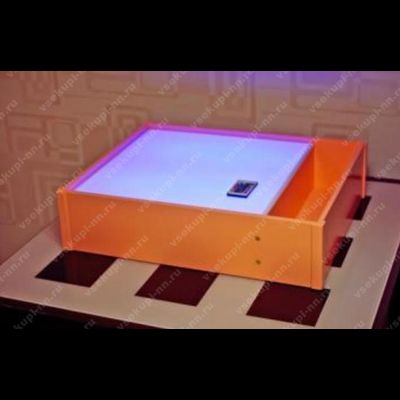 Стол для рисования песком 500х650 (с отсеком для песка, многоцветная подсветка)