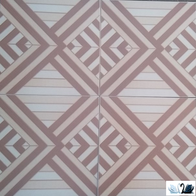 Плитка напольная Cersanit Twist тёмно-бежевая (TW4E112-41) 44 х 44 см с рисунком паркета