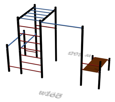 Спортивная площадка Workout W165