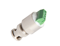 AVT-TX1011HD Миниатюрный универсальный передатчик видеосигналов высокого разрешения AHD/CVI/TVI, встроенный в BNC разъем для работы с кабелем “витая пара”.