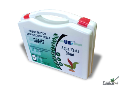 UHE Aqua Tests Plant - Набор из 10 тестов для пресной аквариумной воды "ПЛАНТ" (чемоданчик)