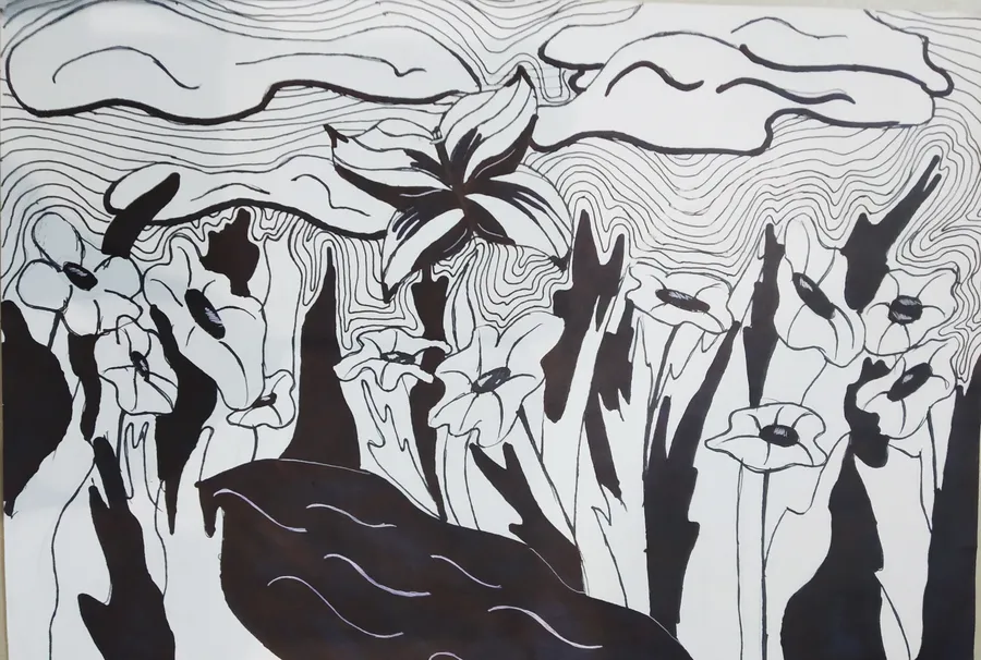 Тема:"Стилизация". 
Композиция