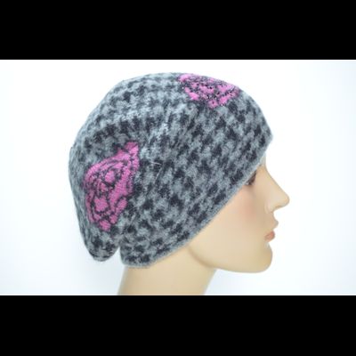 Берет Vizio 1370 B серый с черным