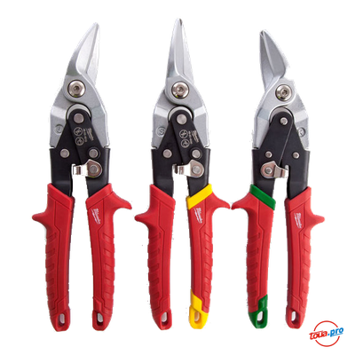 Набор ножниц по металлу Milwaukee (3 шт.) 48224533