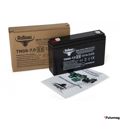 Аккумуляторная батарея RuTrike TNG6-7,0 (6V7,0A/H C20)