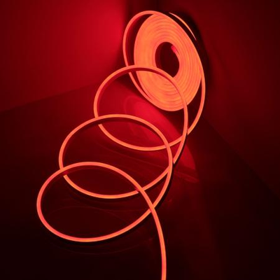 Гибкий светодиодный неон 2835 120LED/m 4.5х13х5000мм 12V IP67 RED
