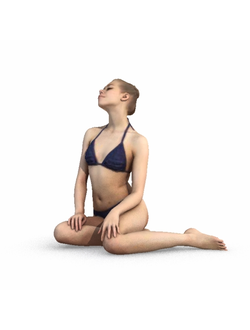 пляж Девушка RtSit 1121