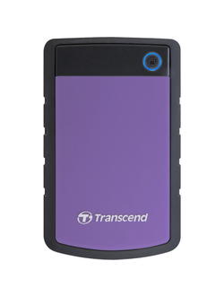 Портативный HDD Transcend StoreJet 25H3 1Tb 2.5, USB 3.0, фиолетовый, TS1TSJ25H3P