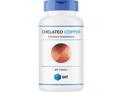 Chelated Copper 2,5мг, 60 таб.(SNT)