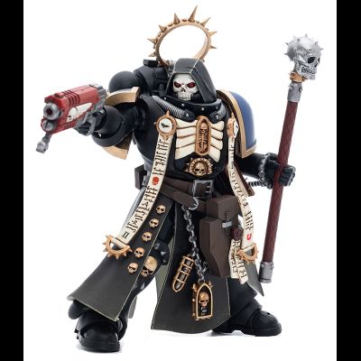 Примарис Капеллан Ультрамаринов (Warhammer 40k) - КОЛЛЕКЦИОННАЯ ФИГУРКА 1/18 Ultramarines Primaris Chaplain Brother Varus (JT5567) - JOYTOY