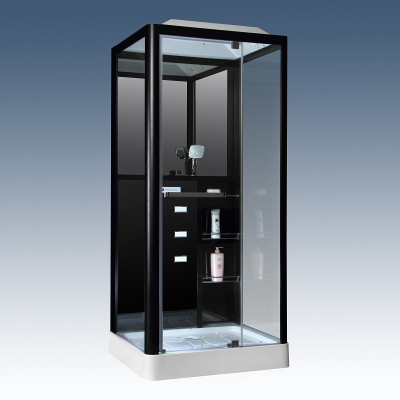 Душевая кабина Loranto Selak CS 126-3A R черная