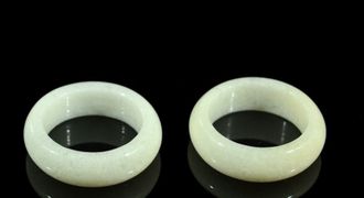 Кольцо из кварца  белого,5-6 мм