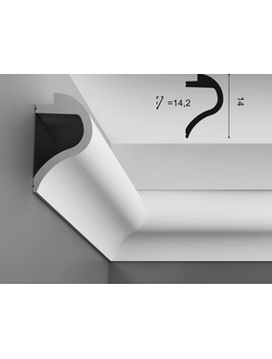 Карниз C364 Wave - 14*8*200см