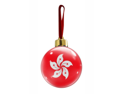 Новогодний ёлочный шар Гонконг