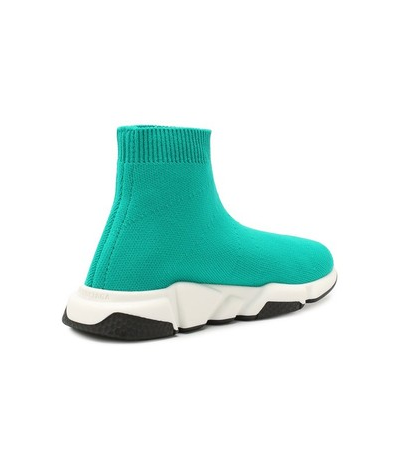 Кроссовки Balenciaga Speed trainer зелёные детские