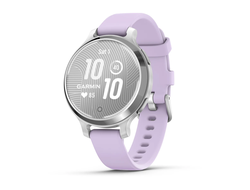 Garmin Lily 2 Active Silver with Purple Jasmine Silicone Band (010-02891-01)