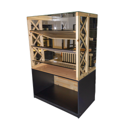 (ЭКС0500) Хлебная витрина "EXCLUSIVE" с 3-мя наклонными полками