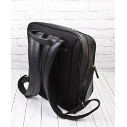 Кожаный рюкзак Cossira black (арт. 3048-01)