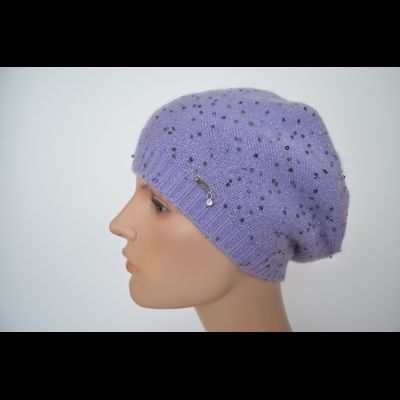 Берет и шарф Vizio Италия 1042 BO фиолетовый