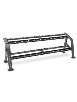 Стойка для гантелей профессиональная BRONZE GYM BR-1025, (10 пар)