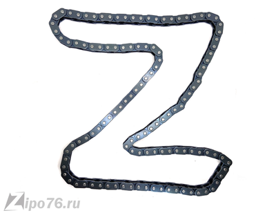 Цепь на квадроцикл детский 50 кубов и мототехнику T8F 118 звеньев