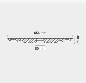 Розетка 1.56.005 d65,6см