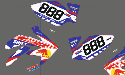 Honda CRF  250 R 450 R 2005 - 2009 #1038