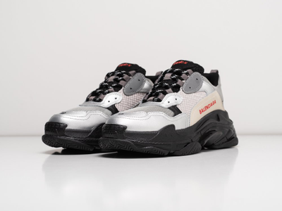 Balenciaga Triple S Sneaker Black Grey Silver