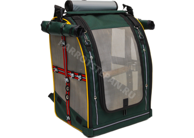 Рюкзак-переноска для  крупных попугаев (амазонский попугай, александриец, малый какаду)