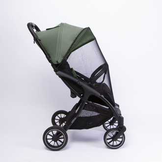 Коляска прогулочная Peppy Latina, Forest Green / Зеленая
