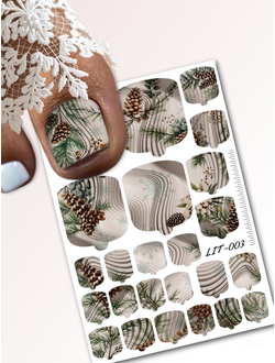 Мини пленки для педикюра LIT-003