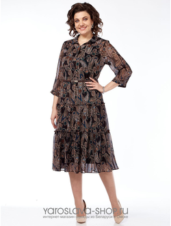 Модель: 2085.Женский комплект 2-х предметный, состоящий из туники и платья