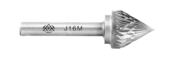 Борфреза ВиЗ коническая 60⁰, тип J , сплав ВК8, ГОСТ Р 52780-2007