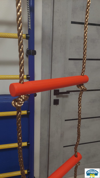 Пластиковая лестница веревочная 6 ступеней