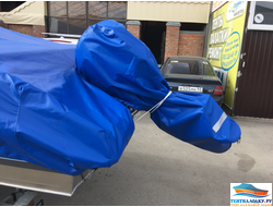 Тент на лодку VICTORY 500 Open (2019 г. стекло Лодка44)