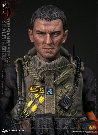 Спецназ ФСБ "Альфа" - Коллекционная ФИГУРКА 1/6 scale RUSSIAN SPETSNAZ FSB ALPHA GROUP (78064) - DAMTOYS