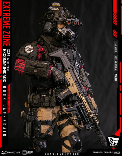 Агент Хью Лафройг (SCP Overlord) - КОЛЛЕКЦИОННАЯ ФИГУРКА 1/6 EXTREME ZONE Agent HUGH LAPHROAIG (EBS002) - DAMTOYS