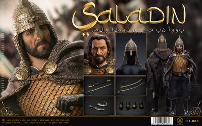 Саладин, Салах ад-Дин ("Царствие Небесное") - Коллекционная ФИГУРКА 1/6 "Nothing, Everything” Saladin Fine copper handmade armor (EX035) - POPTOYS