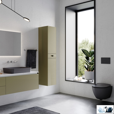 Унитаз Creavit Free FE320-11AM00E-0000, Antrasit, подвесной, графит матовый