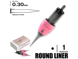 1 RLMT/0.30 - Round Liner Medium Taper "AS Company"
