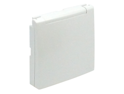 Efapel 90634 TGE, Лицевая панель розетки 2К+З, с крышкой, лед