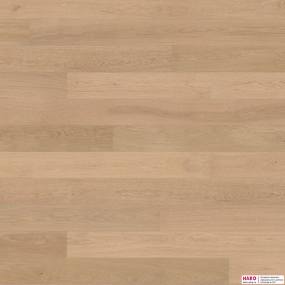 Паркетная доска Haro Дуб Пуро Белый Маркант 538960 1-пол лак