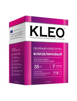 Клей для обоев флизелиновых сухой "Kleo EXTRA" 250гр (35 м2)