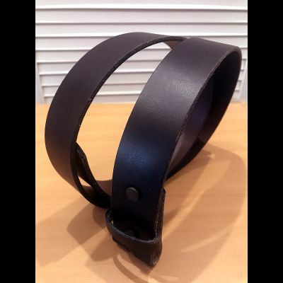 Однослойный гладкий 100% кожаный ремень под пряжку