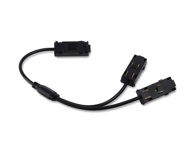 Коннектор питания T-образный для шинопровода Magnetic 220V GL 1114 BK черный 250*150*18