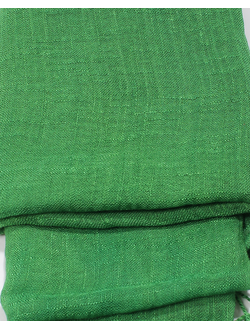 Палантин-шарф "Лён-5" зелёный