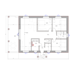Одноэтажный дом с тремя спальнями 112.63м² (S30)