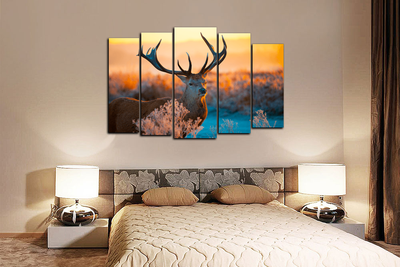 Модульная картина "Взгляд животного"